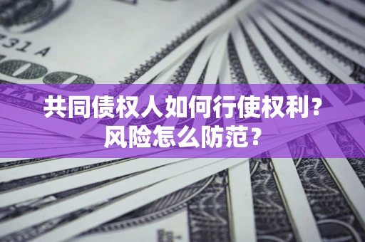 济南共同债权人如何行使权利？风险怎么防范？