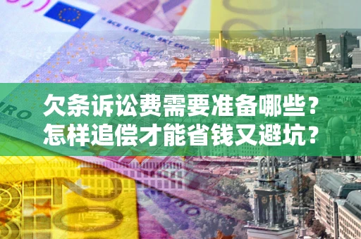 济南欠条诉讼费需要准备哪些？怎样追偿才能省钱又避坑？