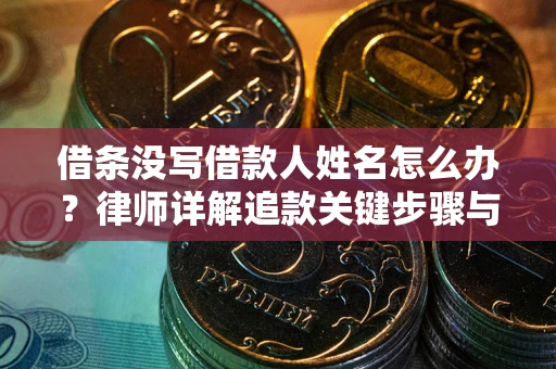 济南借条没写借款人姓名怎么办？律师详解追款关键步骤与证据链构建