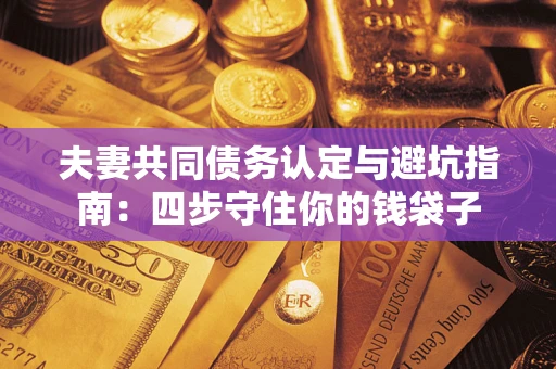 济南夫妻共同债务认定与避坑指南：四步守住你的钱袋子