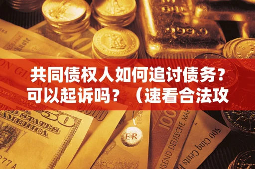 济南共同债权人如何追讨债务？可以起诉吗？（速看合法攻略）