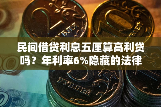 济南民间借贷利息五厘算高利贷吗？年利率6%隐藏的法律风险全解析