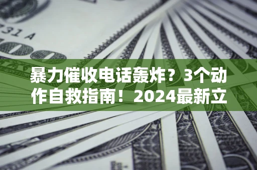 济南暴力催收电话轰炸？3个动作自救指南！2024最新立案标准全解析